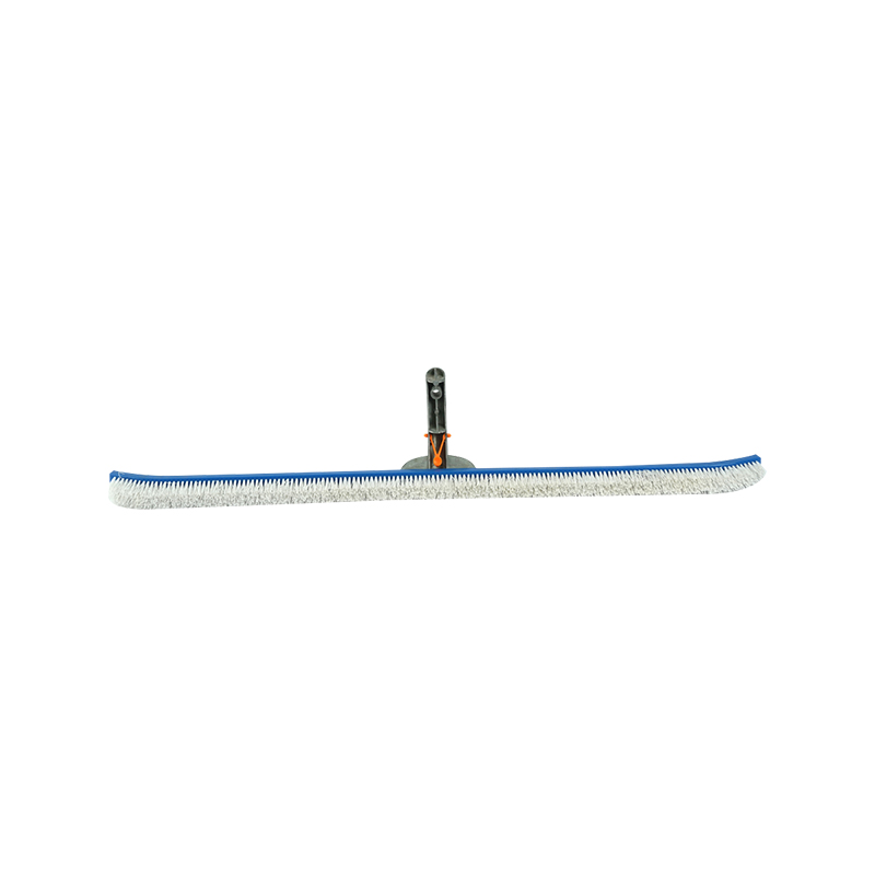 1435 14351 Brosse murale arrière en métal de 90 cm avec poignée Ez-clip, poils en pp