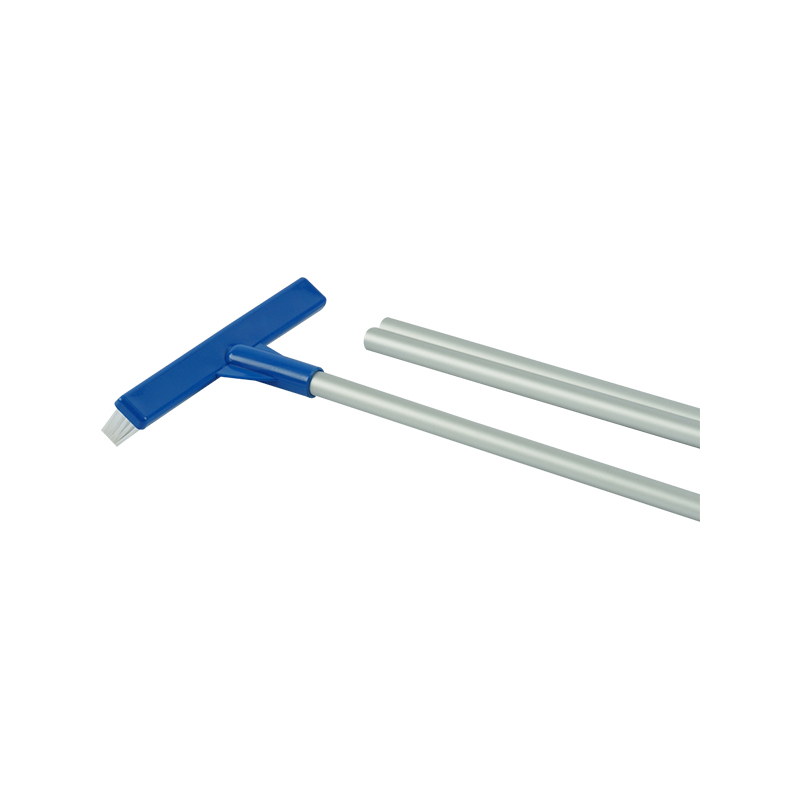 1445 Brosse murale 10'/26cm avec poteau en aluminium 3*52'/135cm