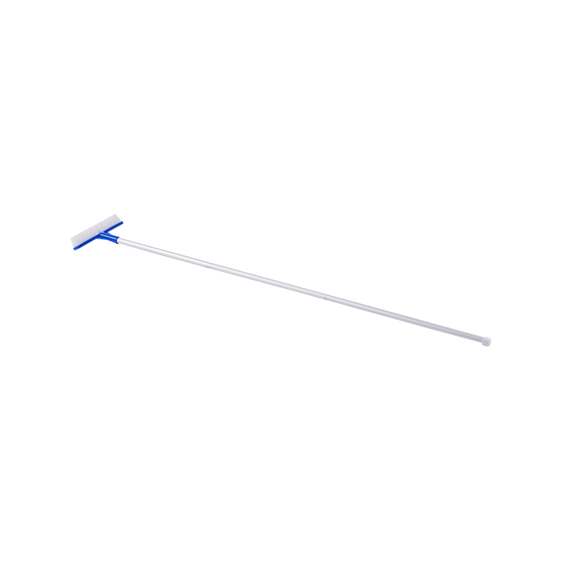 1445 Brosse murale 10'/26cm avec poteau en aluminium 3*52'/135cm