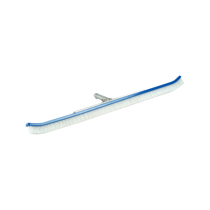 1435 14351 Brosse murale arrière en métal de 90 cm avec poignée Ez-clip, poils en pp