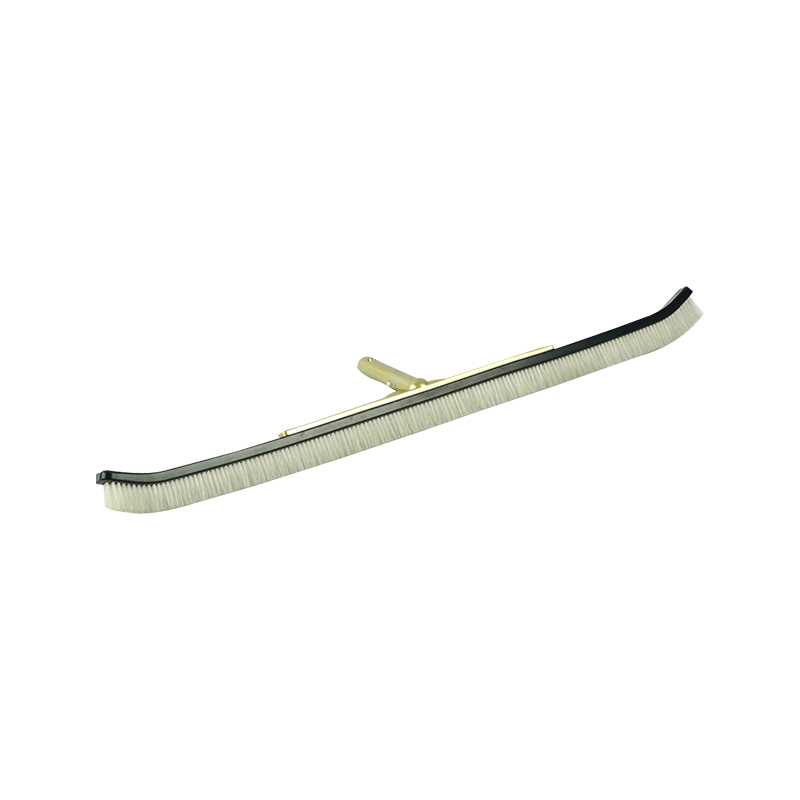 1431 14311 Brosse murale arrière en métal de 36 po/90 cm avec manche à clip Ez, poils en pp